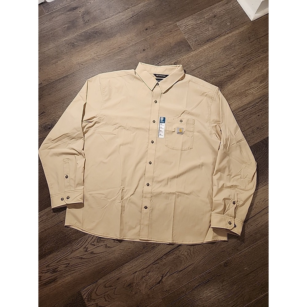 CARHARTT Force‎ Sun Defender Shirt Mens Sz 2XL  Relaxed Lightweight Long Sleeve
